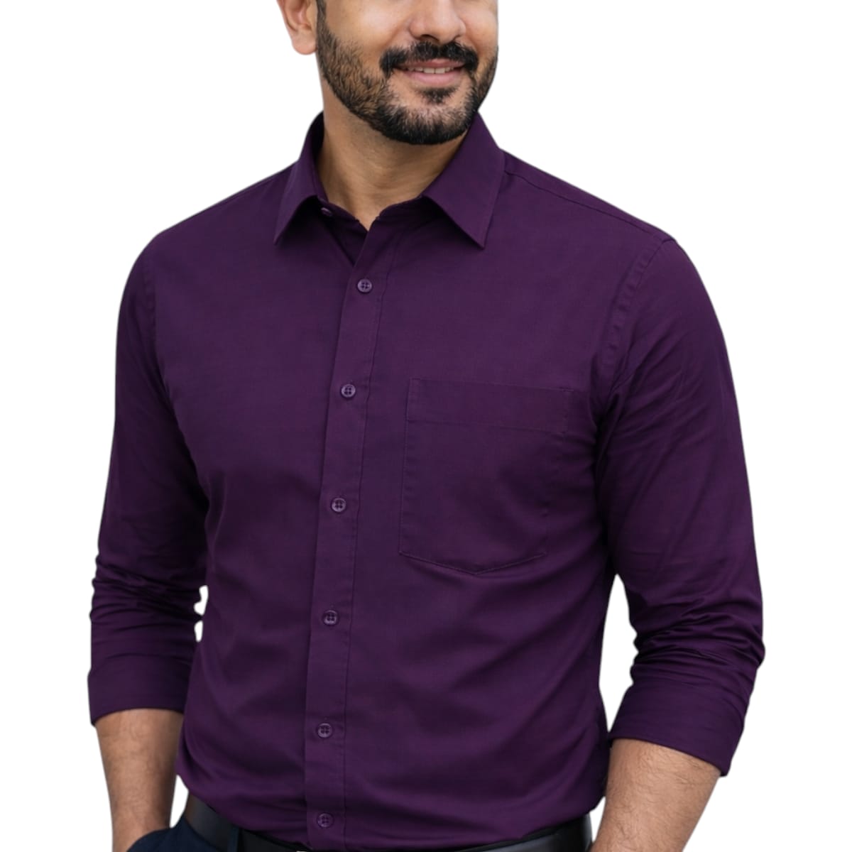 Super Premium Oxford Cotton Full Sleeve Shirt [Jam Color]